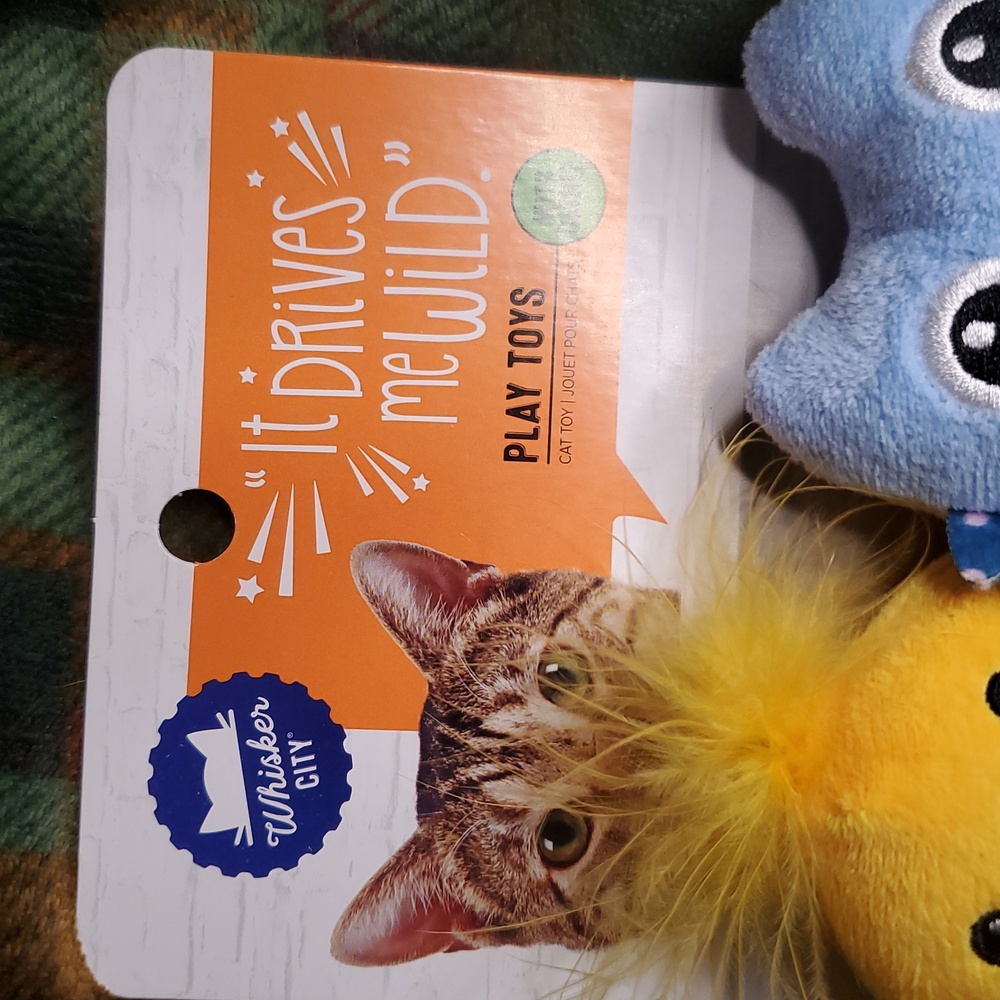Yellow and Blue Cat Play Toys - Picture 6 of 7